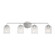 Eisele Four Light Vanity in Brushed Nickel (1|GLV1134BS)