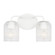 Eisele Two Light Vanity in Matte White (1|GLV1132MWT)