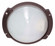 Die Cast Bulk Heads Architectural Bronze One Light Outdoor Bulk Head in Architectural Bronze (72|60-517)