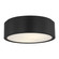 Albee Flush Mount in Midnight Black (1|GLF1032MBK)