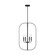 Loretto Six Light Chandelier in Midnight Black (1|GLC1316MBK)