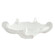 Coral Mirage Bowl in Matte White (52|18248)
