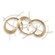 Motivate Wall Art in Antique Gold And Warm Silver (52|04385)