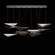 Volo LED Pendant in Silver/Smoke Linear (48|100118-42)