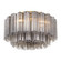 Addis Seven Light Flush Mount in Aged Brass (60|ADD-321-AG-SM)
