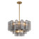 Addis Nine Light Chandelier in Aged Brass (60|ADD-308-AG-SM)