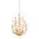 Delmore Six Light Chandelier in Vintage Gold Leaf (67|F4620-VGL)