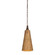 Kenzo One Light Pendant in Bronze Leaf (67|F2709-BRL)