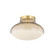 Gianna One Light Flush Mount in Aged Brass (428|H1061501-AGB)