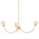Natasha LED Chandelier in Aged Brass (428|H1051803-AGB)