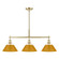 Orwell Three Light Linear Pendant in Brushed Champagne Brass (62|3306-LP BCB-AY)
