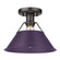 Orwell One Light Flush Mount in Matte Black (62|3306-FM BLK-EP)