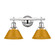 Orwell Two Light Vanity in Chrome (62|3306-BA2 CH-AY)