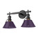 Orwell Two Light Vanity in Matte Black (62|3306-BA2 BLK-EP)