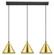 Narices Three Light Pendant in Structured Black (217|99592A)