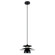 Brenda One Light Pendant in Black (217|98735A)