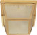 Carport Two Light Flush Mount in Polished Brass (72|60-471)