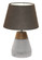 Tarega One Light Table Lamp in Black & Concrete Effect (217|95527A)