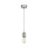 Silvares One Light Pendant in Grey (217|95522A)