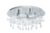 Ocondo Five Light Ceiling Mount in Chrome (217|93053A)