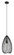 Clevedon One Light Pendant in Black (217|49141A)