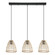 Ayesgarth Three Light Pendant in Black (217|43867A)