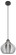 Tamallat One Light Mini Pendant in Structured Black (217|43576A)