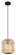 Bordesley One Light Pendant in Black (217|43231A)