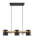 Hornwood Three Light Pendant in Black (217|43045A)
