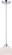 Soho One Light Mini Pendant in Polished Chrome (72|60-4588)