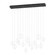Espardello LED Linear Pendant in Black (217|390334A)