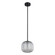 Mantunalle One Light Pendant in Black (217|206241A)