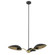 Lindmoor Three Light Chandelier in Black (217|205764A)