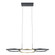 Boyal LED Pendant in Structured Black & Gold (217|205746A)