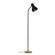 Verdal One Light Floor Lamp in Black, Wood (217|205633A)