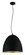 Sarabia One Light Pendant in Black (217|204316A)