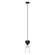 Montey One Light Pendant in Matte Black (217|202127A)