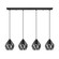 Carlton Four Light Pendant in Black (217|202039A)