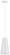 Pratella One Light Pendant in White (217|201527A)