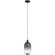Monaco One Light Pendant in Black (192|HF9172-BK)