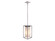 Soho One Light Pendant in Polished Nickel Silver Finish / Moon Rock Gem Nuggets (192|HF9001-SLV)