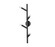 The Oaks Four Light Wall Sconce in Black (192|HF8884-BLK)