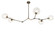 Fairfax Ave. Five Light Chandelier in Dark Bronze (192|HF8085-DBZ)