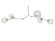 Fairfax Ave. Five Light Chandelier in Brushed Brass (192|HF8085-BB)