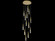Encino LED Pendant in Brushed Brass (192|HF7713-BB)