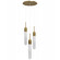 Tribeca Three Light Pendant in Aged Brass (192|HF7403-AB)