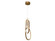 Circa Led LED Pendant in Gold (192|HF5021-GL)