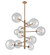 Delilah 12 Light Chandelier in Aged Brass (192|HF4212-AB)