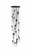 Strand LED Pendant in Black (192|HF3331-BK)