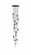 Strand LED Pendant in Black (192|HF3315-BK)